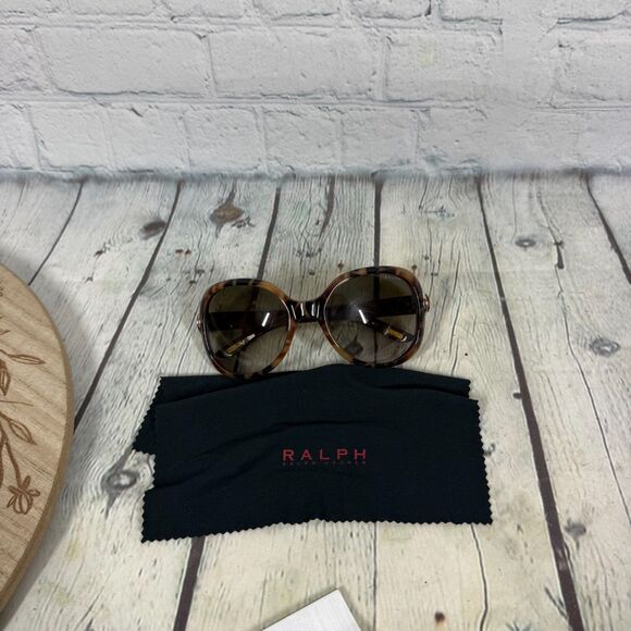 Ralph Lauren Women\'s Designer Sunglasses Oversized Tortoise Brown Gradient Case main image 9